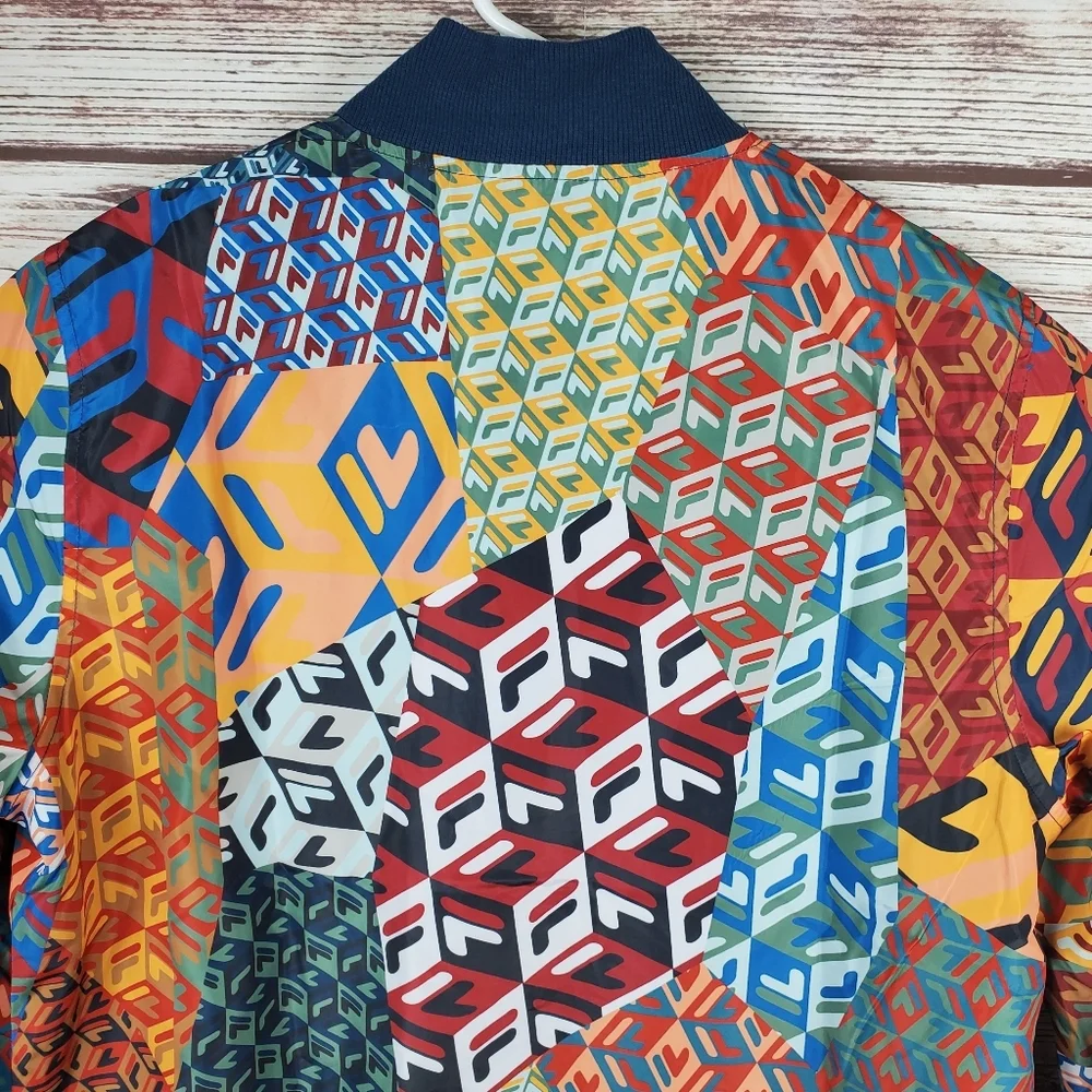NWT FILA Mens Small The Atrani Collection MAV Bomber Jacket - Picture 10 of 12